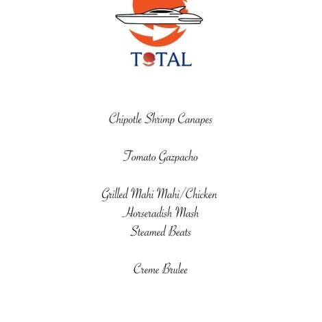 Food onboard TOTAL # 2